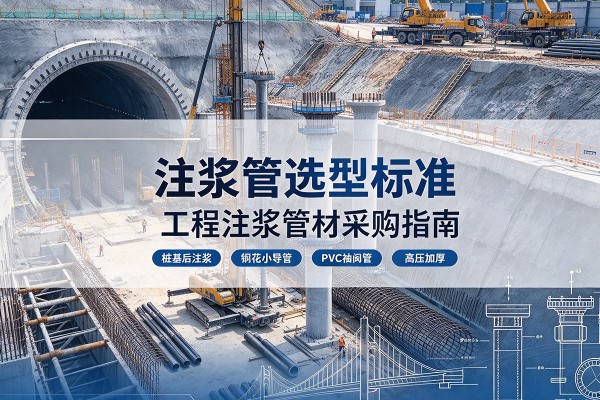 辽源注浆管选型标准