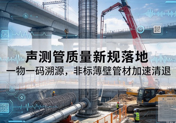 辽源声测管质量新规落地，一物一码溯源，非标薄壁管材加速清退