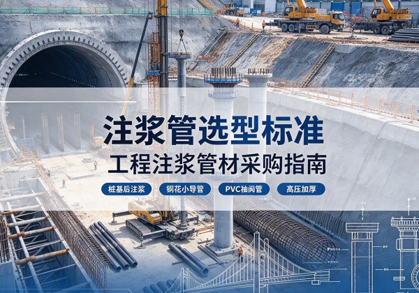 辽源注浆管选型标准